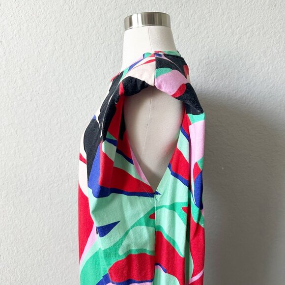 FARM Rio Colorful Abstract Midi Dress - Picture 6 of 15